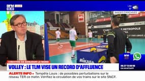 Le président du Tourcoing-Lille métropole volley-ball, espère battre ce vendredi soir le record d'affluence lors du match contre Chaumont