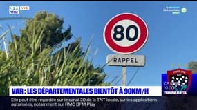 Var: les départementales bientôt à 90km/h