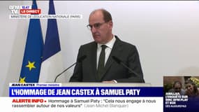 Jean Castex: "Nous devons rester fidèles à la mémoire de Samuel Paty"