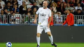 Eric Cantona lors de la 3e édition du Match des Légendes le 26 septembre 2022.