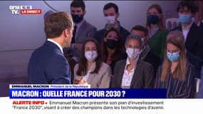 Emmanuel Macron présente son plan d'investissement "France 30": "Nous sommes confrontés à des défis qui ne sont pas neufs"