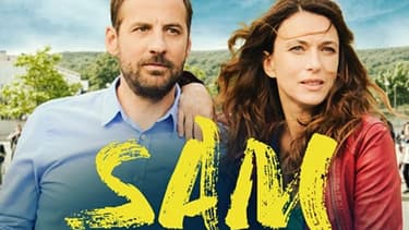 Fred Testot et Natacha Lindinger dans la série "Sam"
