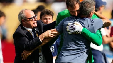 Luis Campos, Luis Enrique et Gianluigi Donnarumma
