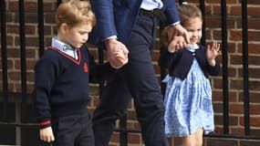 Le prince Williams et ses enfants George et Charlotte