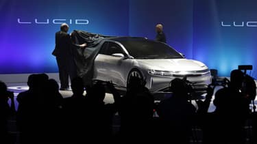 La présentation de la Lucid Air ce mercredi 14 décembre.