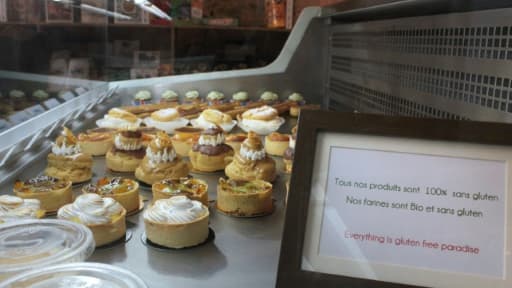 Des pâtisseries sans gluten, le 8 mars 2012 à Paris Des pâtisseries sans gluten, le 8 mars 2012 à Paris