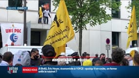 Une députée insoumise poussée par un policier lors de la manifestation des agriculteurs à Paris