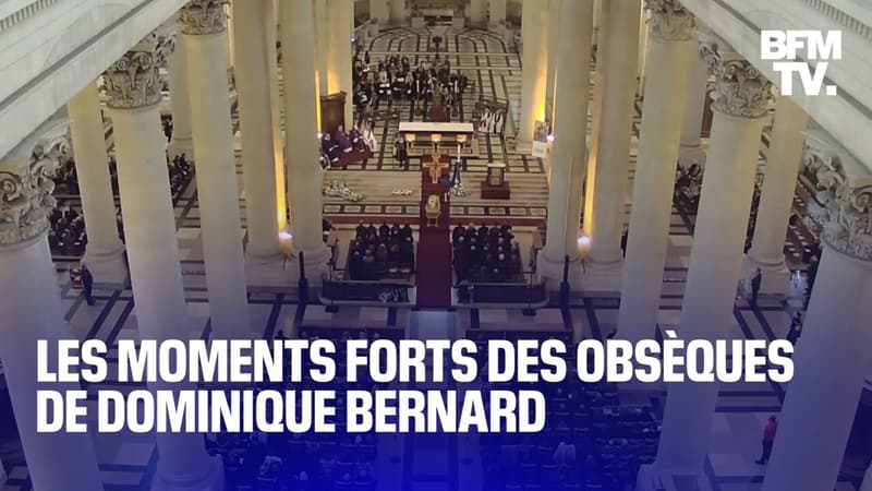 Les moments forts des obsèques de Dominique Bernard à Arras