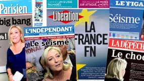 La plupart de la presse française lundi a consacré sa une au Front national.