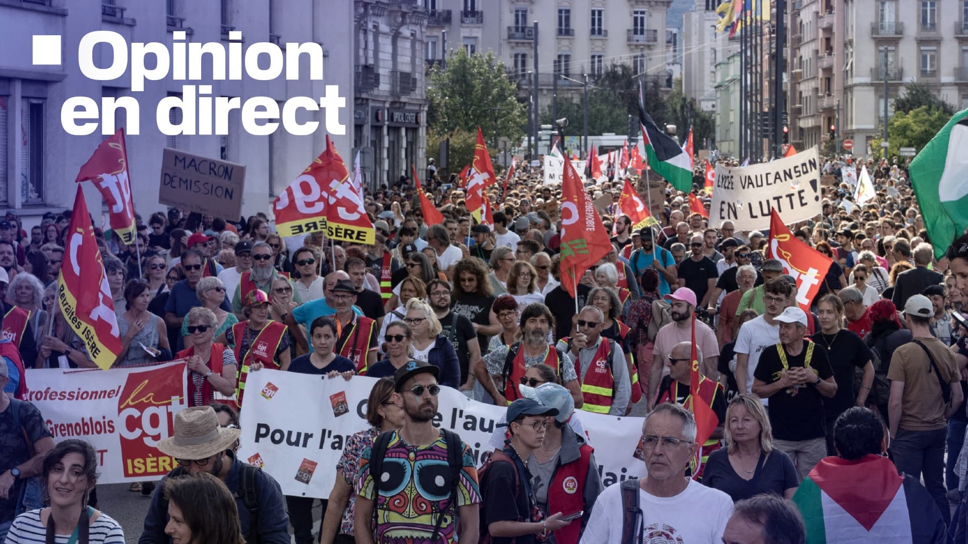 SONDAGE BFMTV. GRÈVE DU 18 SEPTEMBRE: PLUS DE LA MOITIÉ DES FRANÇAIS APPROUVENT LA MOBILISATION INTERSYNDICALE