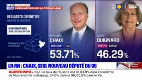 Législatives 2024: Bernard Chaix (LR-RN), seul nouveau député des Alpes-Maritimes