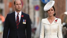 Le duc et la duchesse de Cambridge le 30 juillet 2017 en Belgique