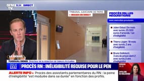Procès RN : inéligibilité requise pour Le Pen - 13/11