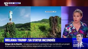 Melania Trump: sa statue incendiée dans sa ville natale en Slovénie