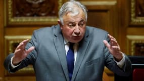 Le président du Sénat Gérard Larcher, le 1er octobre 2020, au Sénat à Paris