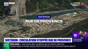 Sisteron: la rue de Provence partiellement coupée à la circulation en raison de travaux