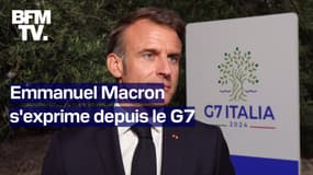Législatives, alliances, dissolution.... Emmanuel Macron s'est exprimé depuis le G7 