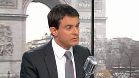 Le ministre de l'Intérieur Manuel Valls, le 4 avril sur BFMTV