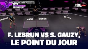Le point du match entre Félix Lebrun et Simon Gauzy