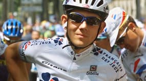 Christophe Bassons sous le maillot de la Française des Jeux lors du Tour de France 1999