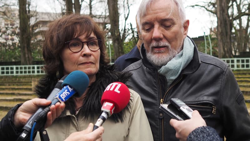 Cécile et Didier Noyer, à Bourges (Cher), en février 2020.