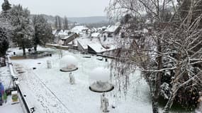 Altkirch sous la neige le 9 décembre 2022.