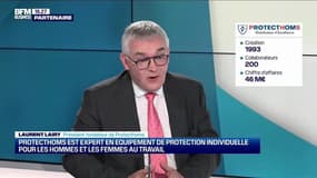 Laurent Lairy (Protecthoms) : Protecthoms est expert en équipement de protection individuelle pour les hommes et les femmes au travail - 27/02
