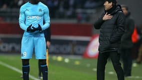 Mario Balotelli et Rudi Garcia