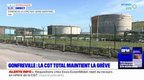 Poursuite du mouvement de grève dans la raffinerie de Gonfreville