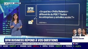 BFM Business avec vous : En quoi les "Prêts Relance" diffèrent-ils du PGE ? - 08/07