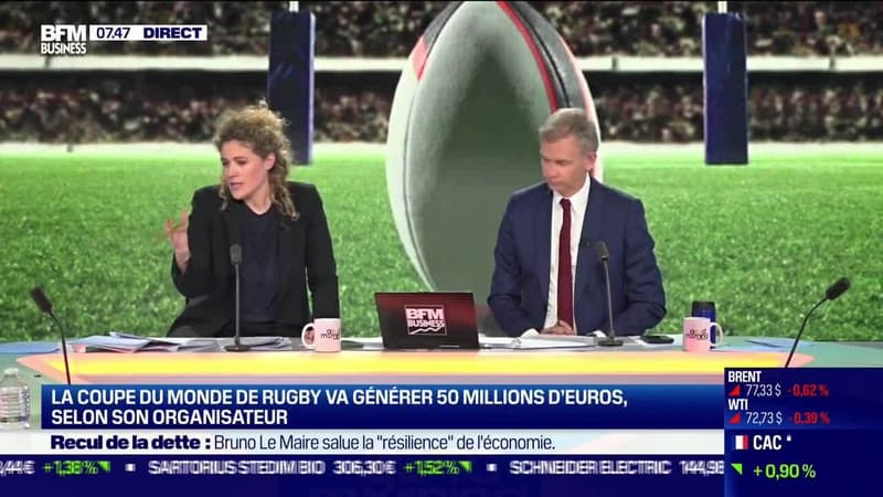 Jacques Rivoal (Comité d'organisation du Mondial 2023 de rugby) : La Coupe du monde de rugby va rapporter 2 milliards d'euros à la France - 28/03