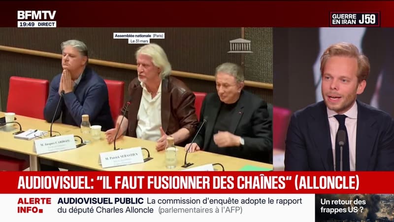 Propos de Patrick Sébastien à l'encontre de Delphine Ernotte: "On est dans un pays où la liberté d'expression est importante", déclare Charles Alloncle, rapporteur (UDR) de la commission d'enquête sur l'audiovisuel public