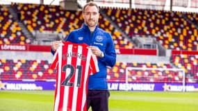 Christian Eriksen (Brentford) le 11 février 2022.