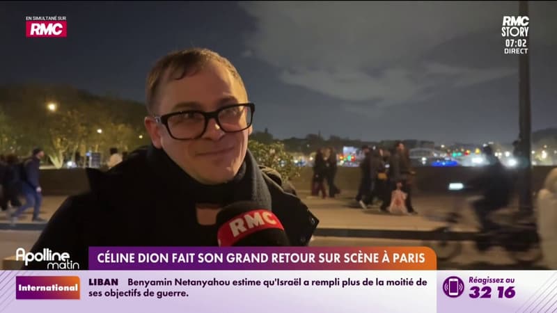 Céline Dion fait son grand retour sur scène à Paris