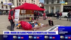 Lyon : des actions pour dénoncer les accidents mortels au travail