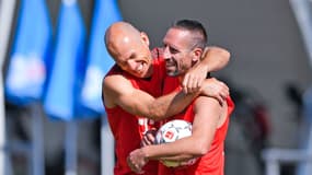 Arjen Robben et Franck Ribéry 