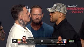 UFC 321 : Le face à face entre Gane et Aspinall pour la ceinture des poids lourds