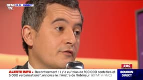 Ouverture des commerces pendant le confinement: "On a tous envie d'aller boire des verres, faire la fête, revivre normalement. Mais il faut rappeler qu'il faut protéger des vies" assure Gérald Darmanin