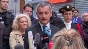 Gérald Darmanin à Paris le 23 décembre 2022