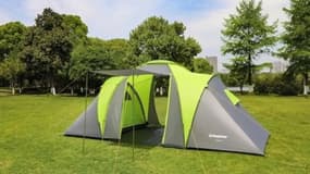 Cette tente de camping 4 places hyper pratique est à prix vraiment avantageux sur ce site