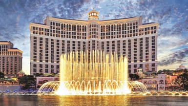 L'hôtel Bellagio (MGM Resorts) est l'un des plus célèbres de Las Vegas.