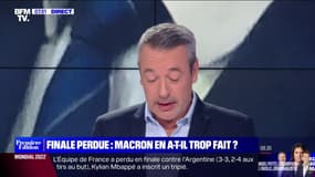 ÉDITO - "Emmanuel Macron en a un peu trop fait" après la défaite des Bleus