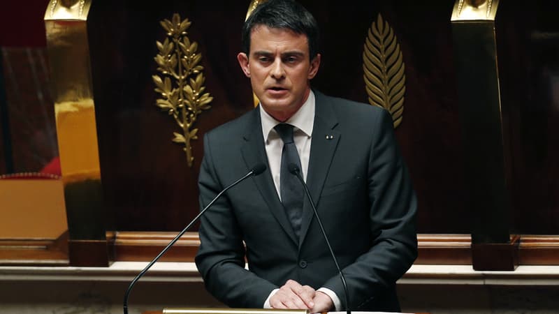 Manuel Valls à l'Assemblée nationale mardi.