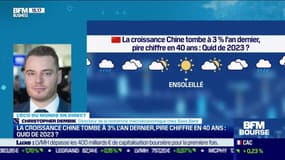 Christopher Dembik (Saxo Bank) : La croissance, Chine tombe à 3 % l'an dernier, pire chiffre en 40 ans, quid de 2023 ?  - 17/01