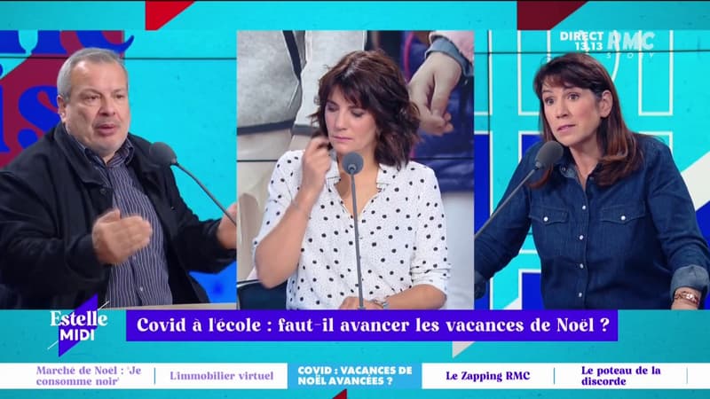 Périco Légasse, Estelle Denis et Emma Dancourt dans "Estelle Midi"