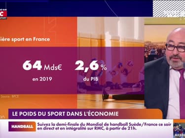 Le sport en France, c'est 64 milliards d'euros annuels