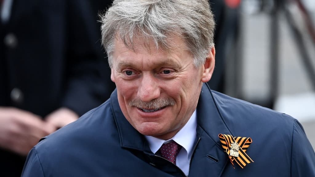 Le porte-parole du Kremlin, Dmitri Peskov, le 9 mai 2022 à Moscou