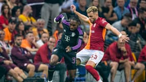 Mathys Tel lors du match Galatasaray-Bayern Munich (1-3, Ligue des champions), le 24 octobre 2023