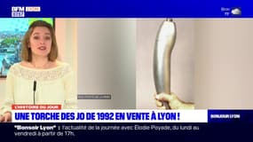 L'histoire du jour: une torche des JO de 1992 en vente à Lyon