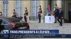 Paris 2024: Trois présidents réunis à l'Elysée